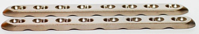 Пластина с угловой стабильностью узкая прямая c ограниченным контактом  13х4,5 мм  (под винты 5,0 мм) (Ti ), 5.0213.05 - 12