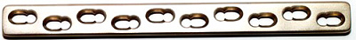 Пластина с угловой стабильностью широкая прямая с ограниченным контактом 18 х 6 мм  (под винты 5,0 мм) (Ti ), 5.0206.06 - 14