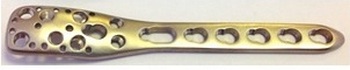 Пластина тип PHILOS для шейки плеча с угловой стабильностью под винты 3,5 мм (Ti), 5.2514.03-14