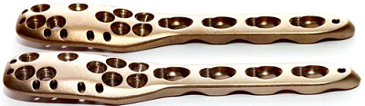 Пластина с угловой стабильностью Т-образная для шейки плеча  с ограниченным контактом  (под винты 3,5 мм) (Ti ) 5.2515.03 - 14